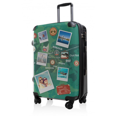 Чемодан Hauptstadtkoffer BLNBAG World Polaroid Green Средний     