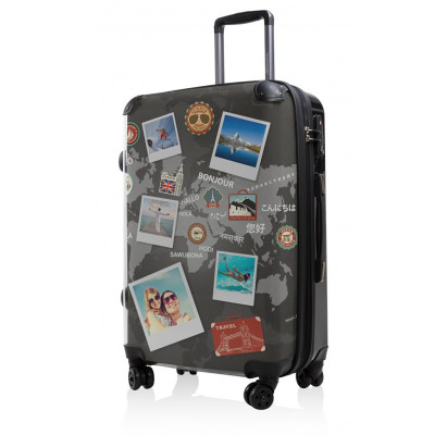 Чемодан Hauptstadtkoffer BLNBAG World Polaroid Black Средний  