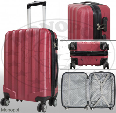Чемодан ABS Colombo красный Maxi