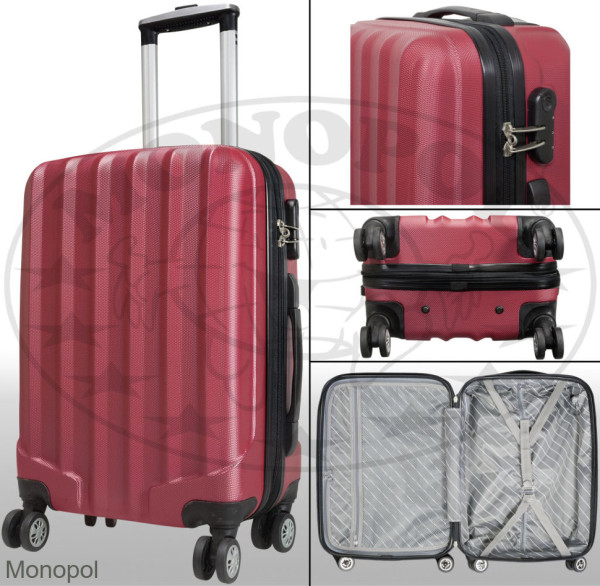Чемодан ABS Colombo красный Maxi