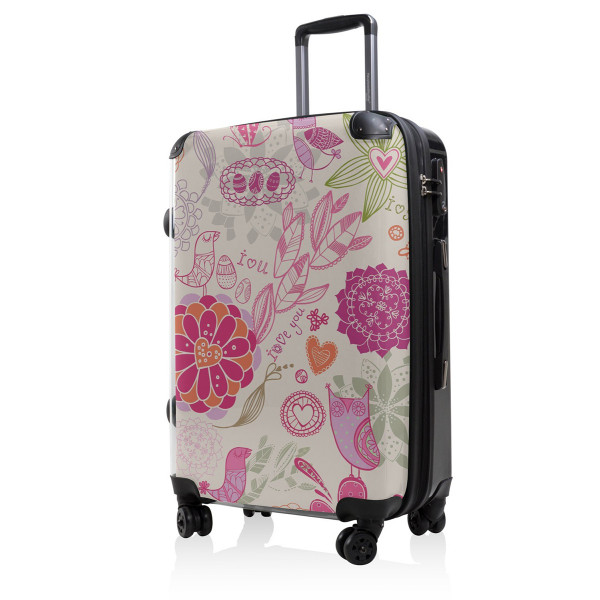 Чемодан Hauptstadtkoffer BLNBAG Bird Love Pink Средний  