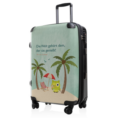 Чемодан Hauptstadtkoffer BLNBAG Eule am Strand Средний  